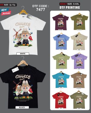 New-Arrival-High-Quality-DTF-Printing-Kids-T-Shirt-100-Soft-Fabrics-Cotton
