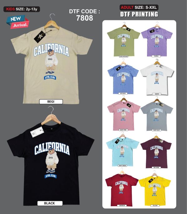 New-Arrival-Theme-A-Collection-DTF-Printing-Kids-Mens-T-Shirt-100-Cotton.