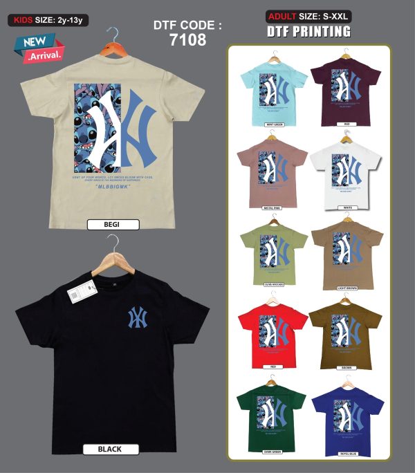 Ny-New-York-DTF-Printing-Kids-T-Shirt-100-Soft-Fabrics.