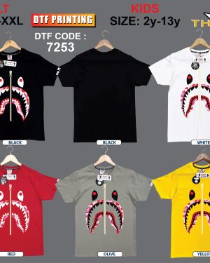 Ready-Stock-Premium-Quality-DTF-Printing-Kids-Mens-T-Shirt-100-Soft-Cotton-Fabrics