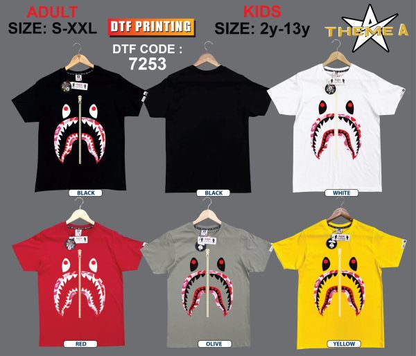 Ready-Stock-Premium-Quality-DTF-Printing-Kids-Mens-T-Shirt-100-Soft-Cotton-Fabrics