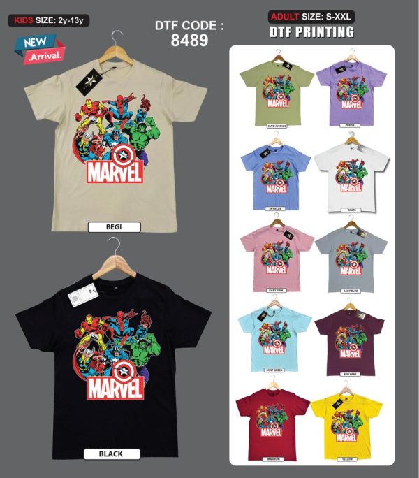 New Arrival Ready Stock Premium Quality DTF Printing Kid's T-Shirt