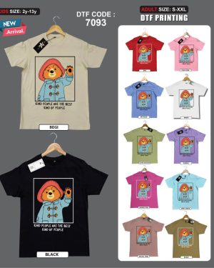 Theme A Cotton is a T-Shirt Company and T-Shirt Supplier in Malaysia. Here you will find Kid's T-Shirt 100% Soft Cotton fabrics t-Shirts for Men’s Plain T-Shirt  and kids Plain T-Shirt. Here you will find Plain t-Shirts & High Quality DTF Printing T-Shirts for Adults and kids, Each of our every T-Shirts is 200 gsm. You can buy Minimum 1-Dozen T-Shirts From us. We Have Men's Size S, M, L, XL, XXL