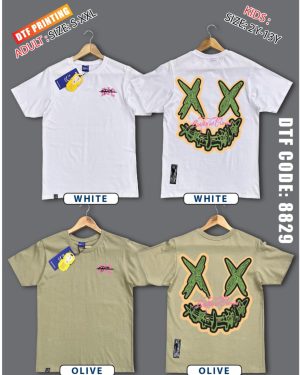 Very Graceful Men's DTF Printing T-Shirt 100% Soft Cotton