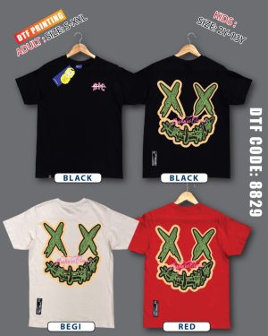 High Quality DTF Printing Baju Dewasa 100% Fresh Cotton