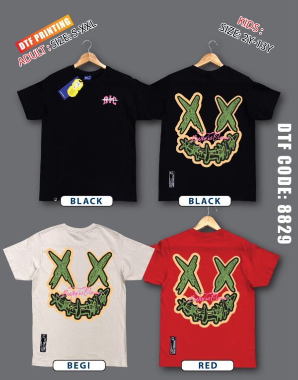 High Quality DTF Printing Baju Dewasa 100% Fresh Cotton