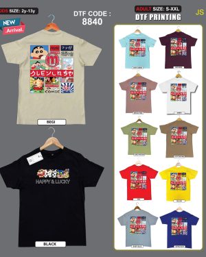 Ready Stock Graceful Confidence Theme A Cotton Collection Men's T-Shirt