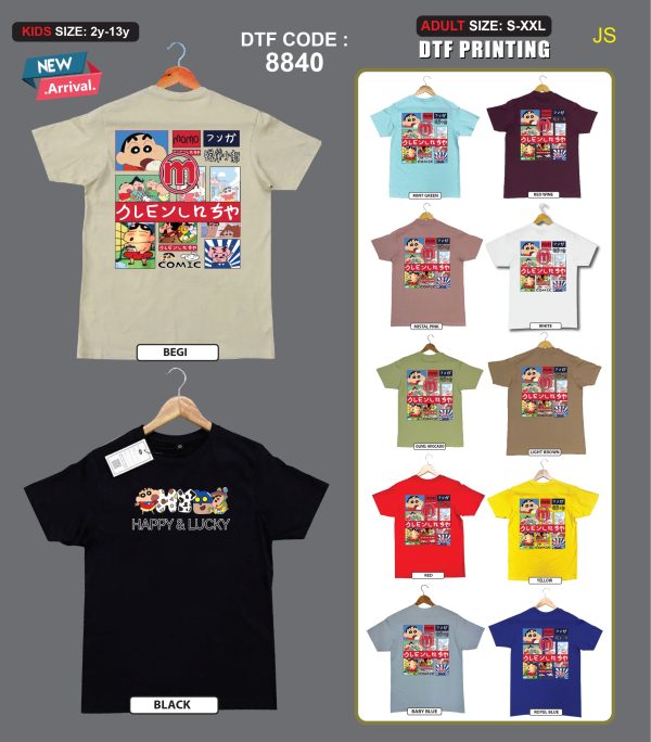 Ready Stock Graceful Confidence Theme A Cotton Collection Men's T-Shirt