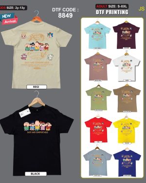 New Arrival Theme A Cotton Unique Vibes Men's T-Shirt 100% Cotton