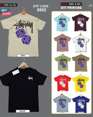 Unisex DTF Printing Men's T-Shirt & Very Comfortable Wear 100% Cotton